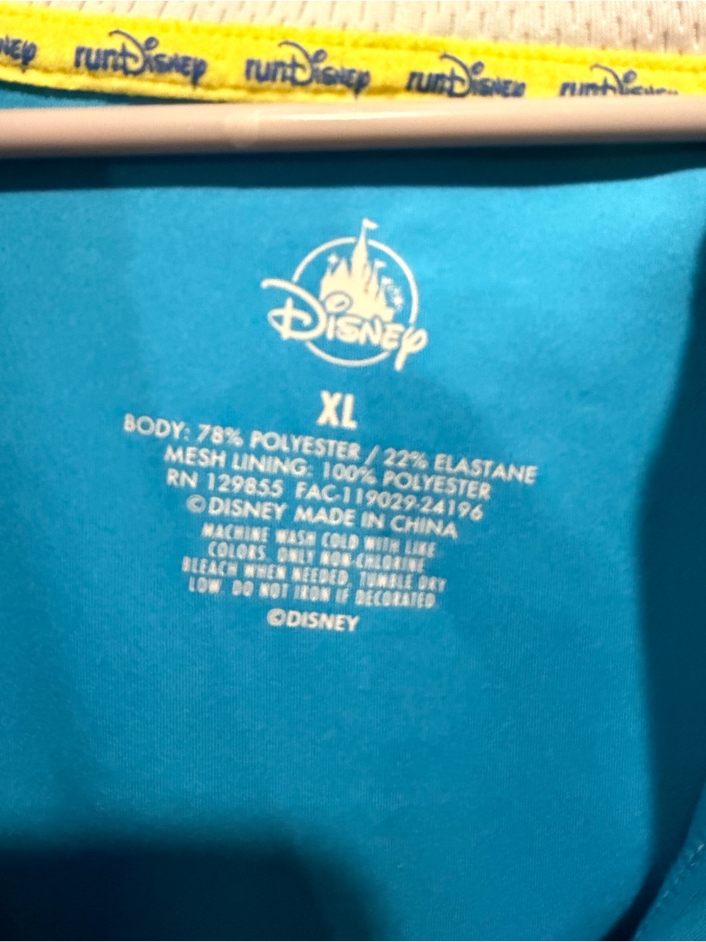 RunDisney Blue Hooded Zip Jacket with Minnie Mouse - Picture 4 of 10